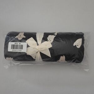 NWT/NIB Kyte Baby Swaddle Black Blanket in Boo - Size: 46 in x 46 in